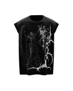 Celest Black Vest