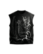 Celest Black Vest