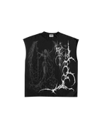 Celest Black Vest