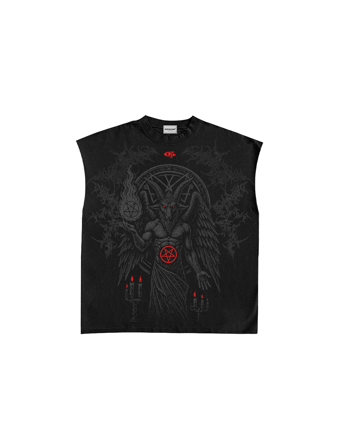 Heathen Black Vest