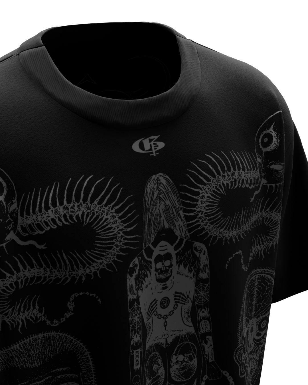 Inked Black Tshirt