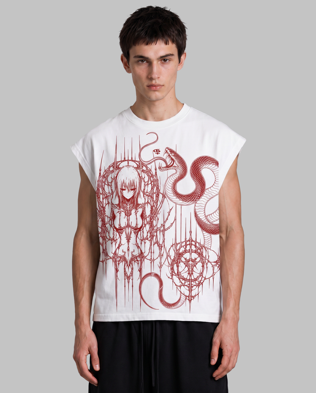 Medusa White Vest