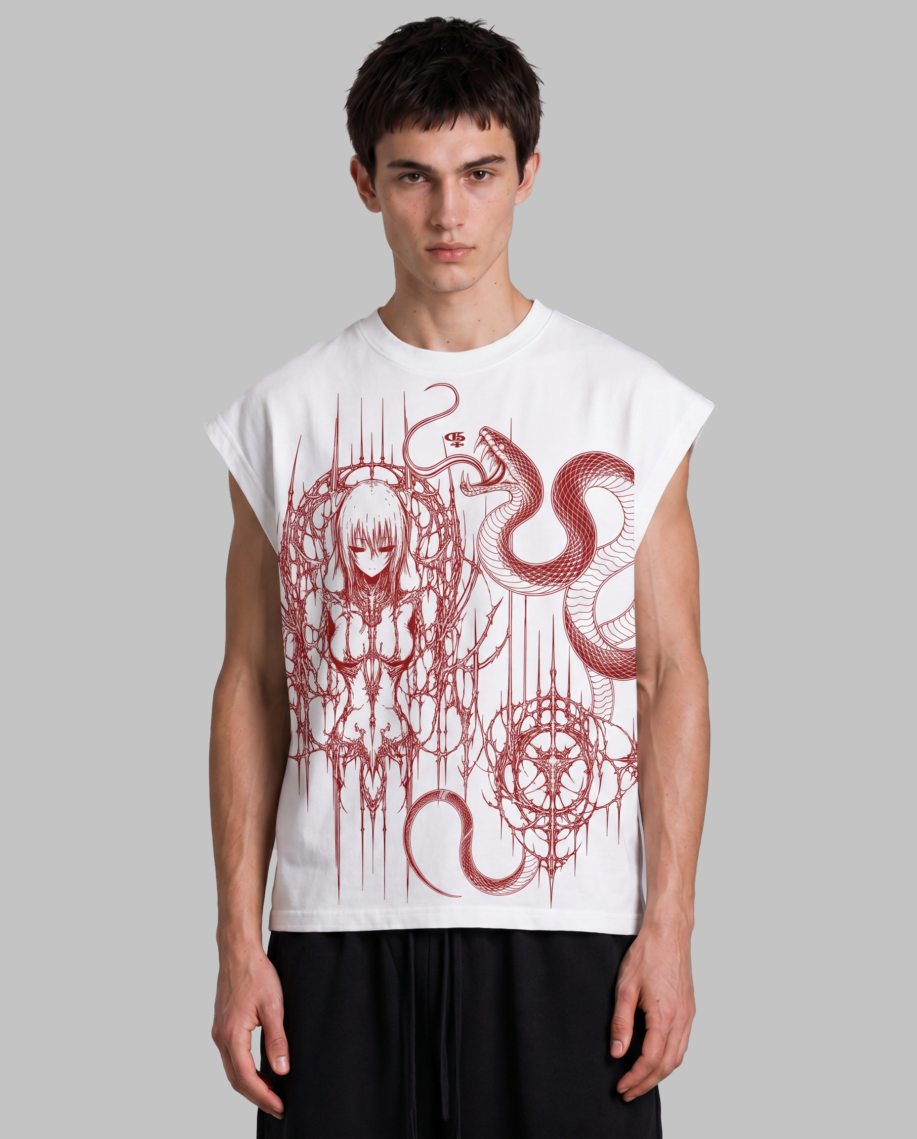 Medusa White Vest