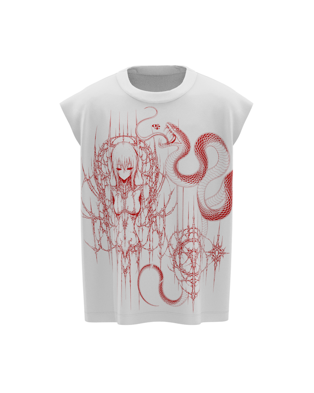 Medusa White Vest