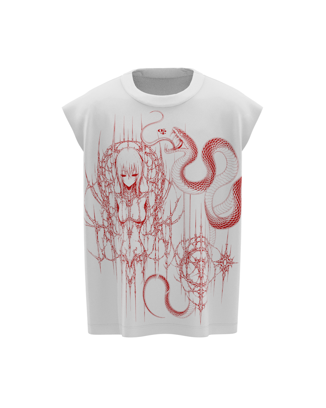 Medusa White Vest