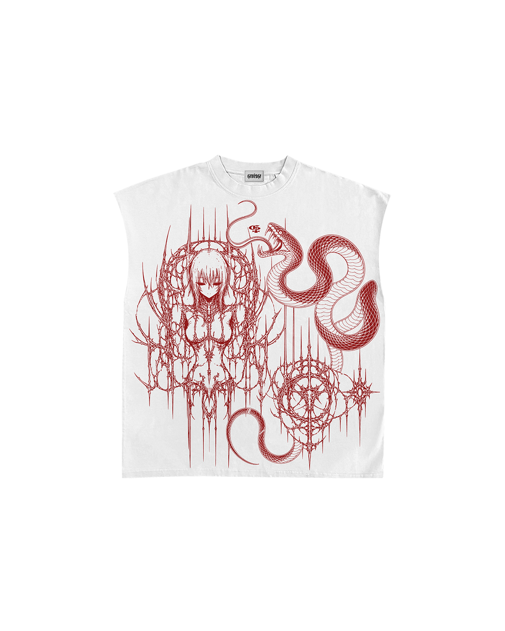 Medusa White Vest