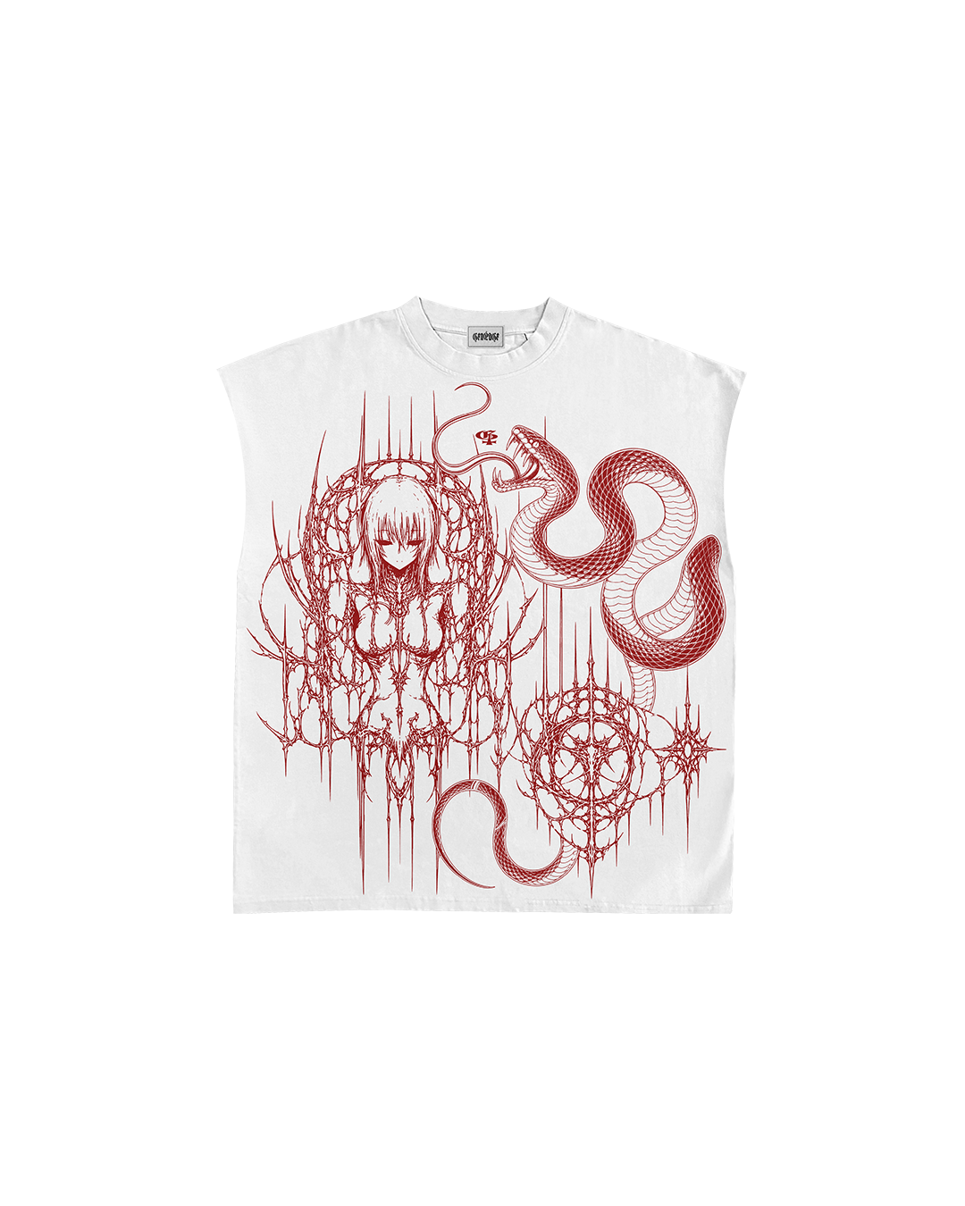 Medusa White Vest