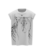 Noctra White Vest