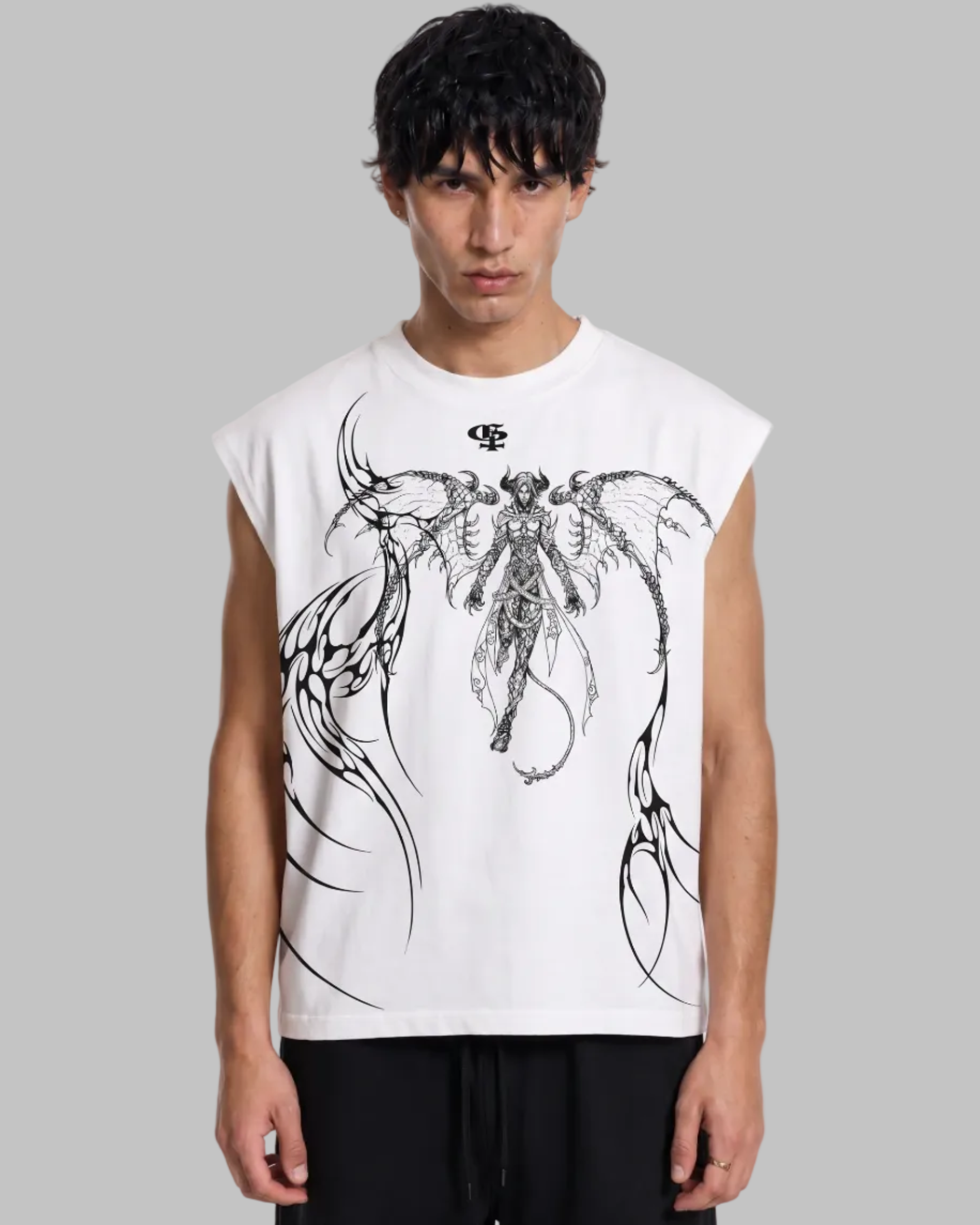 Noctra White Vest