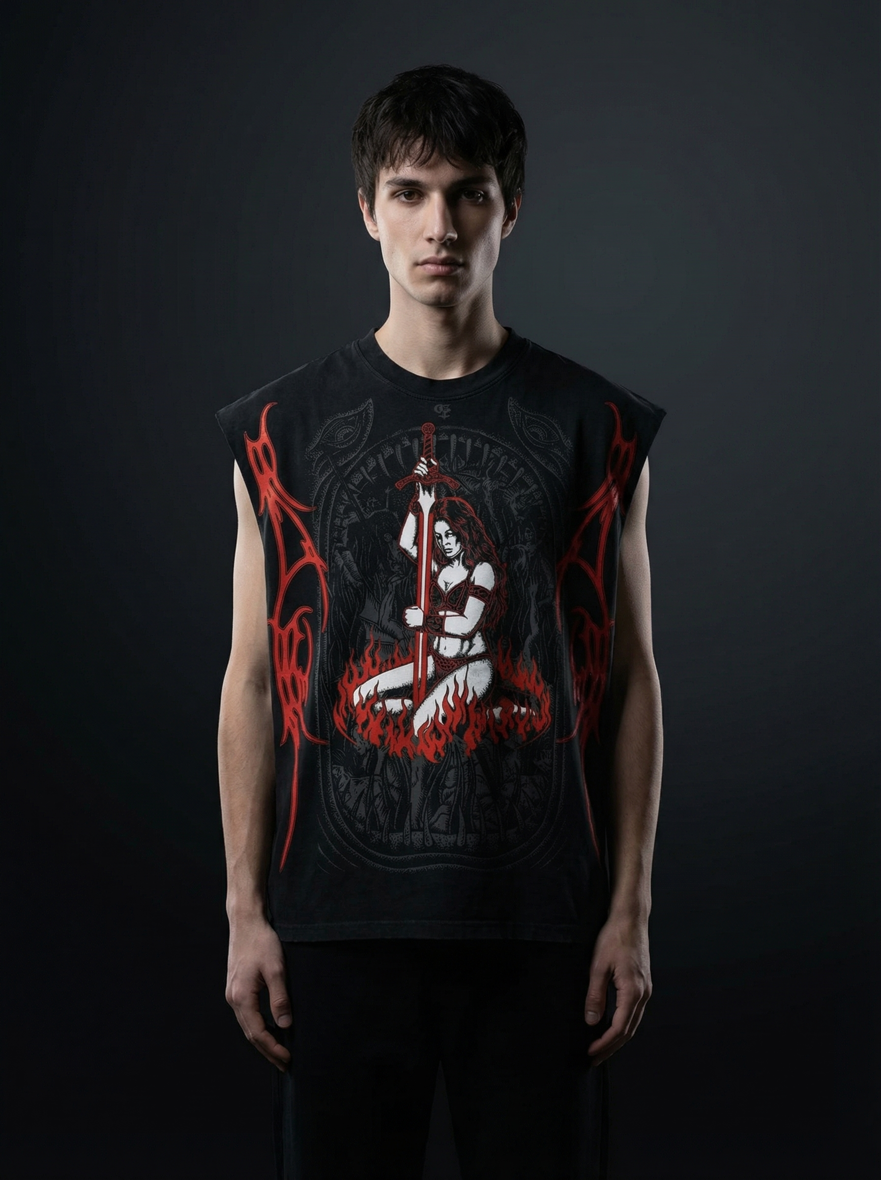 Nyra Black Vest
