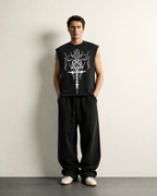 Trishul Black Vest